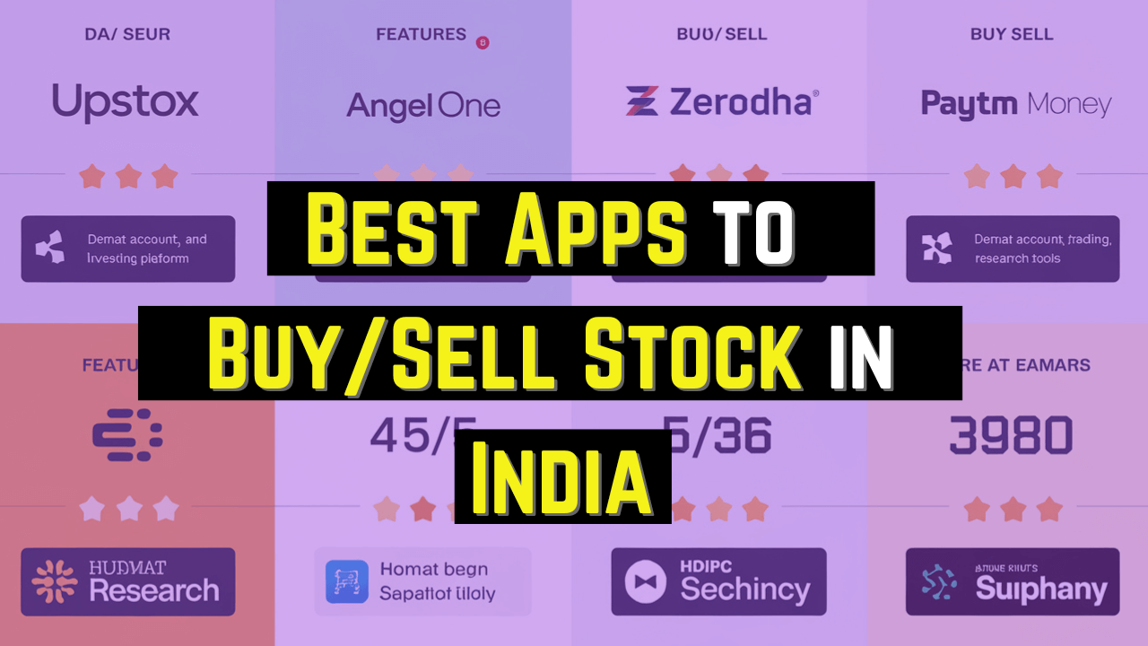 Best Apps to Buy Sell Stock in India