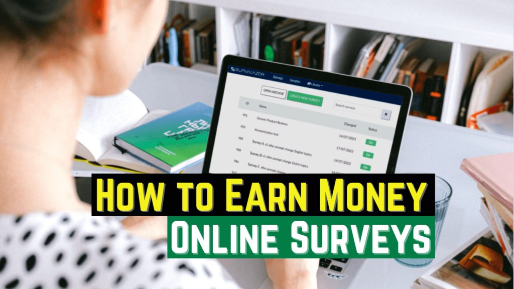 How to Earn Money from Online Surveys in India